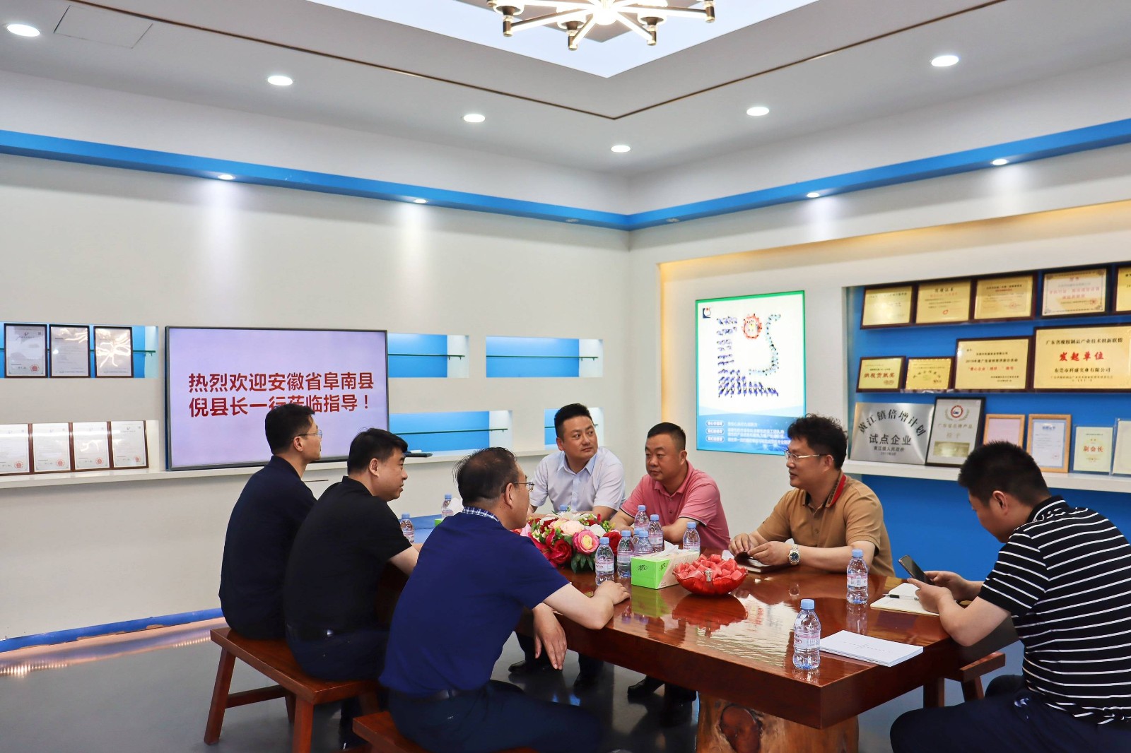 熱烈歡迎安徽省阜南縣倪縣長(zhǎng)一行蒞臨指導(dǎo)！